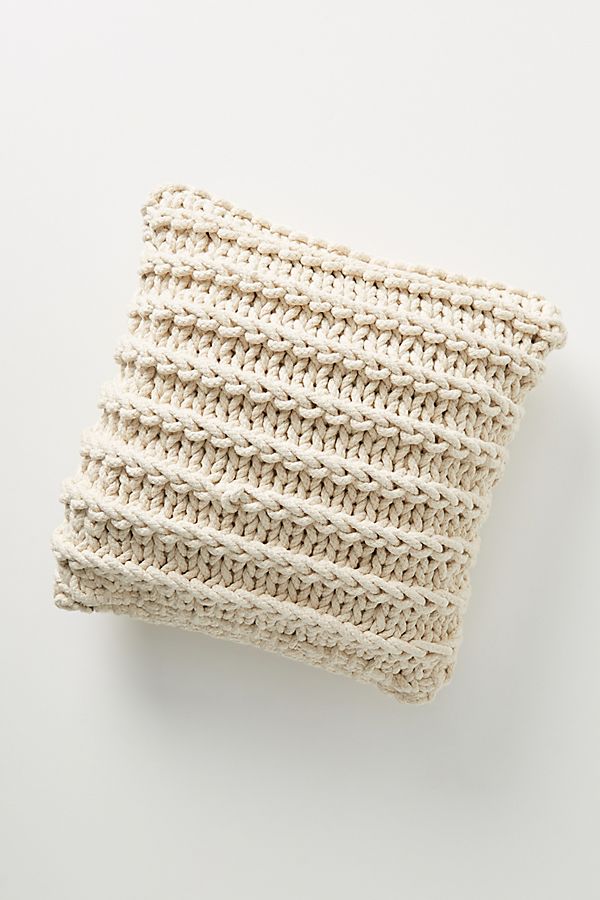 Slide View: 1: Fisherman Macrame Rope Pillow