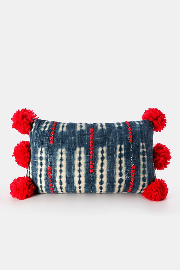 Slide View: 1: Charlie Sprout Bogolan Pillow