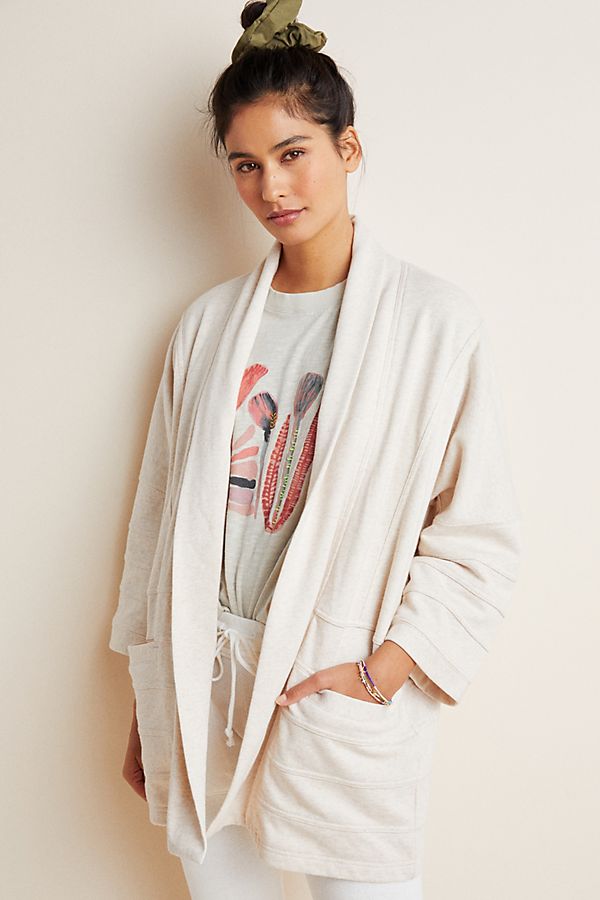 Slide View: 1: Marian Fleece Kimono