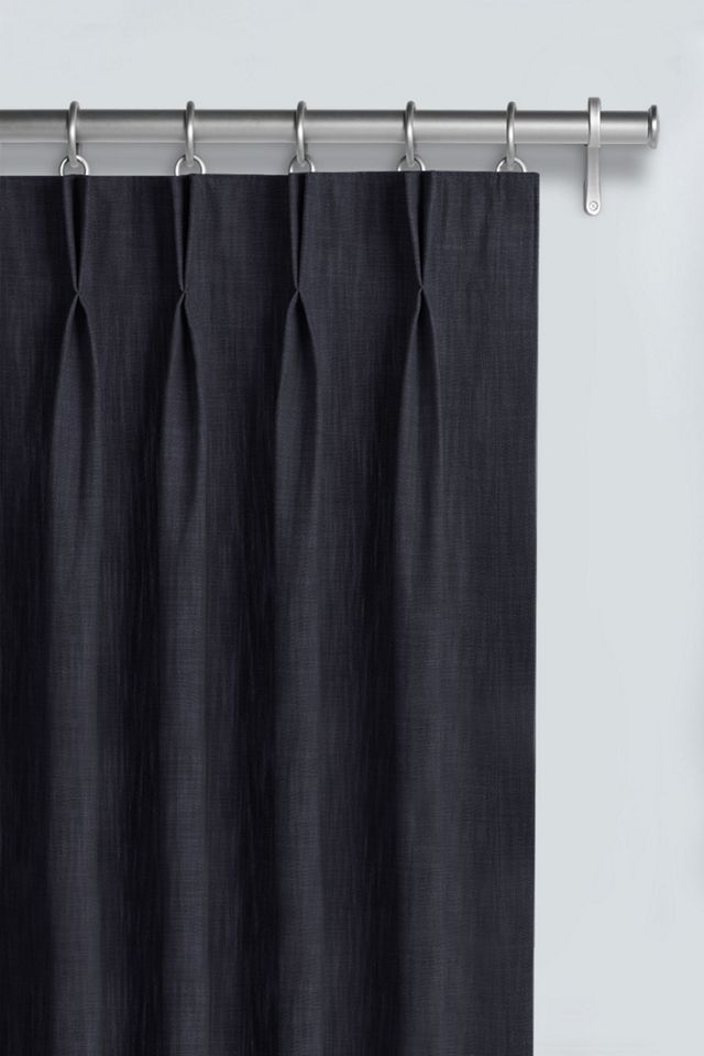 Linen and Rayon Drapery Woven - Steel Prairie Willow - British Imported