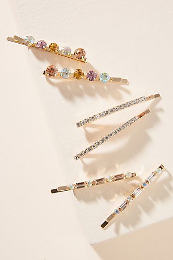 Red Hair Clips Pins Embellished Bobby Pins Anthropologie
