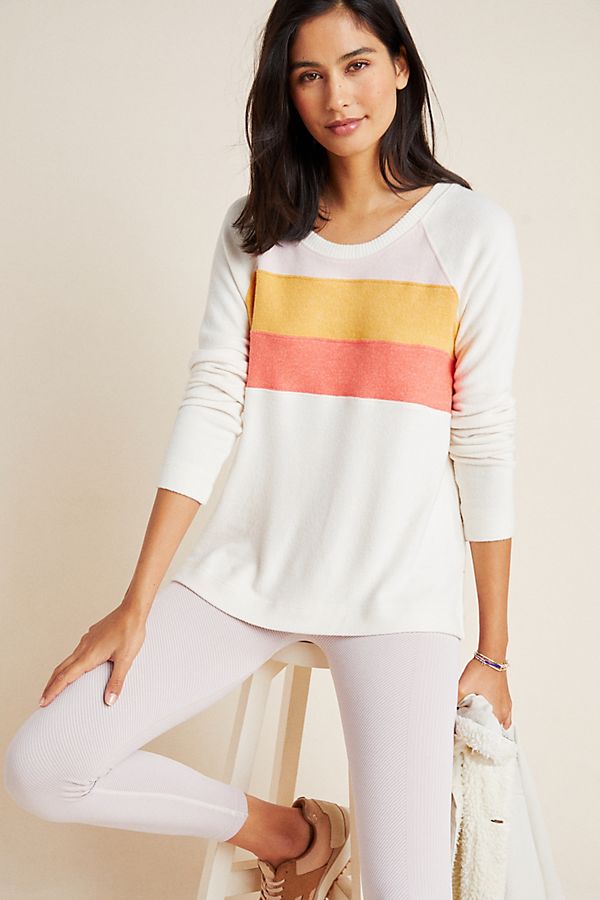 Slide View: 1: Connie Colorblocked Sweater