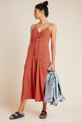 red jumpsuit anthropologie