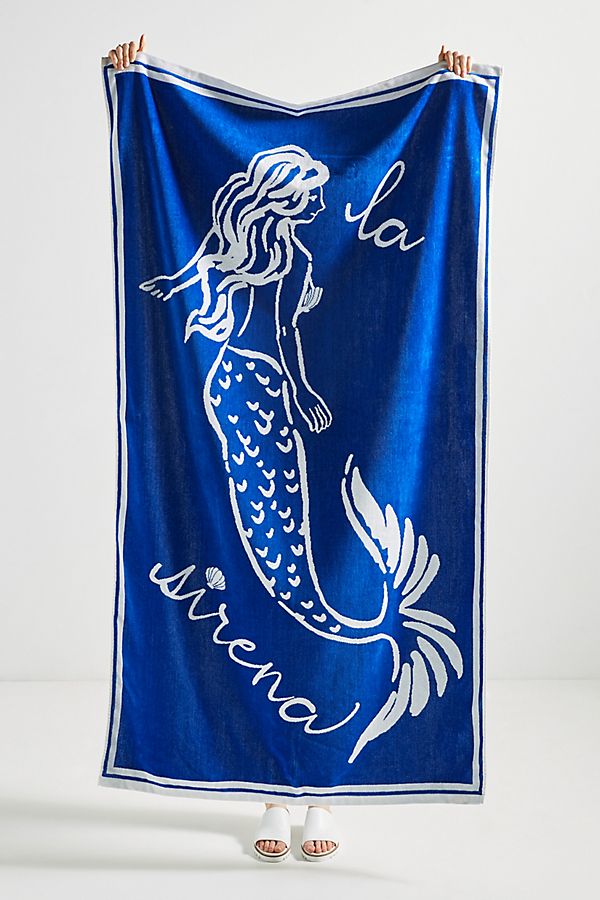 Slide View: 1: La Sirena Beach Towel