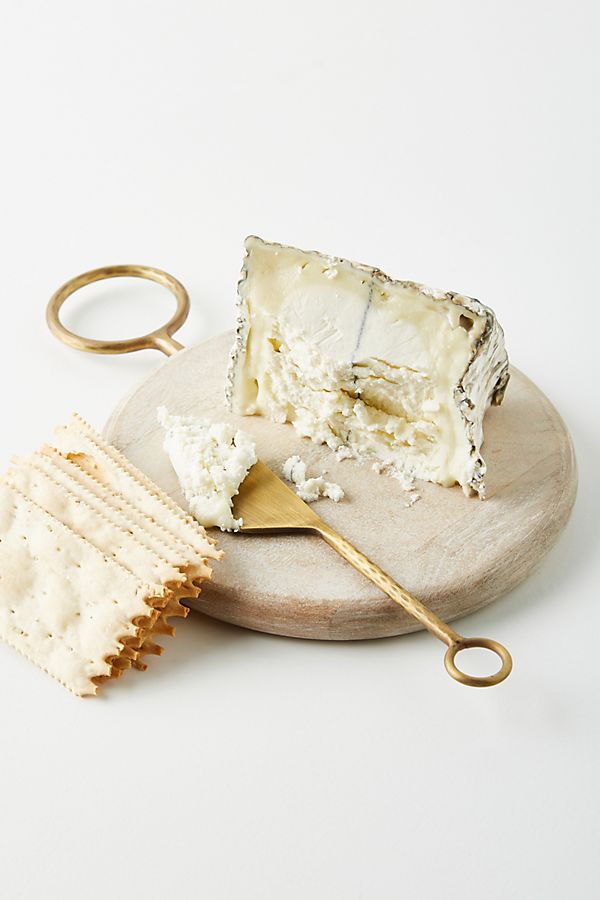 Slide View: 1: Jacob Cheese Board and Spreader Set