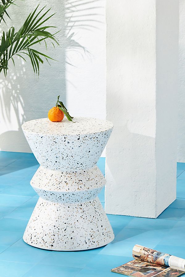 Slide View: 1: Terrazzo Concrete Stool