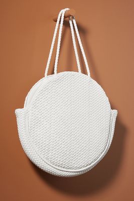 anthropologie woven bag