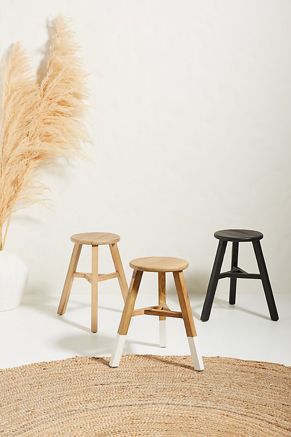 Slide View: 2: Agatha Pine Stool