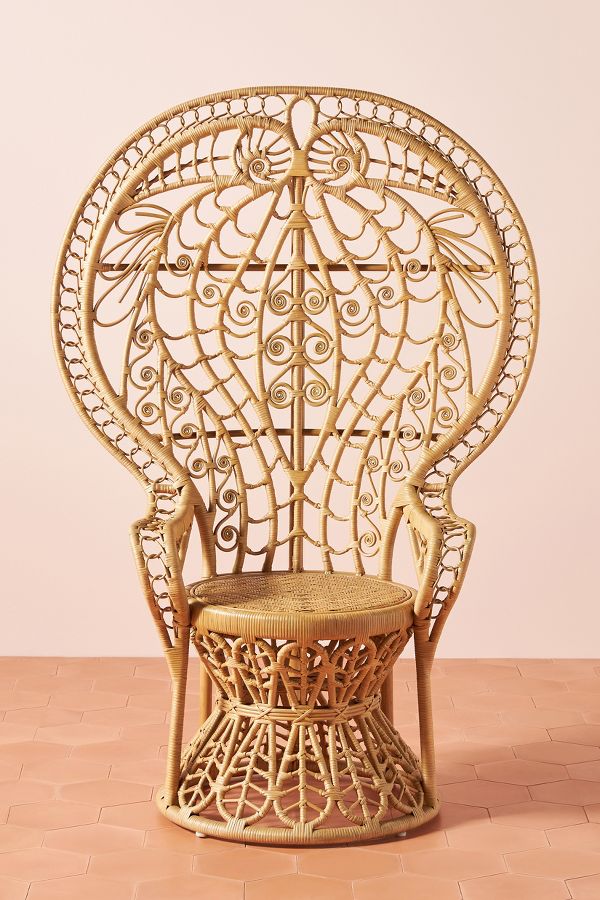 Slide View: 3: Plumage Indoor/Outdoor Rattan Chair