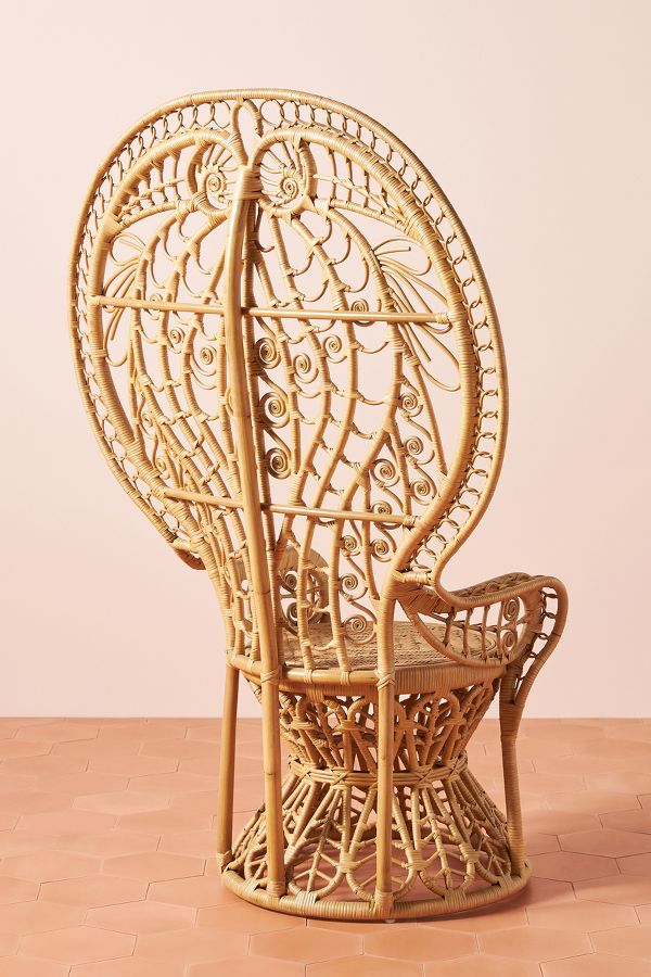 Slide View: 5: Plumage Indoor/Outdoor Rattan Chair