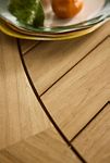 Thumbnail View 2: Cross Leg Teak Round Dining Table