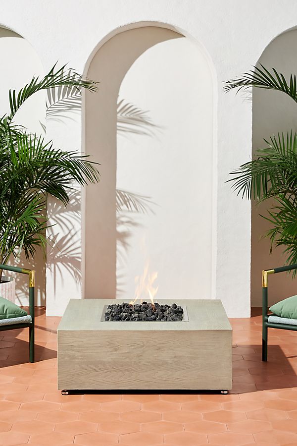 Slide View: 1: Concrete Outdoor Fire Pit