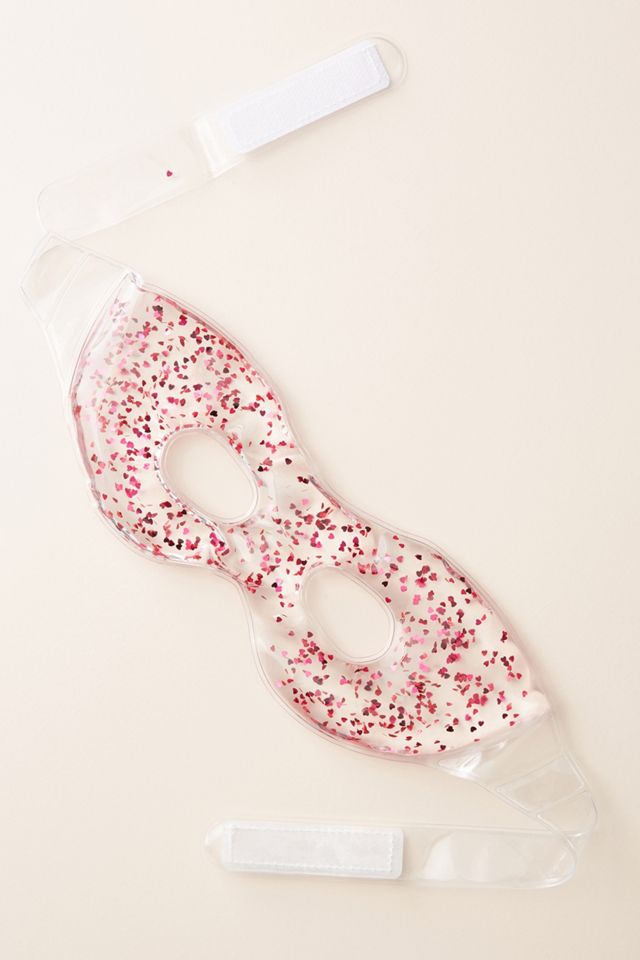 Heart Glitter Gel Eye Mask Anthropologie