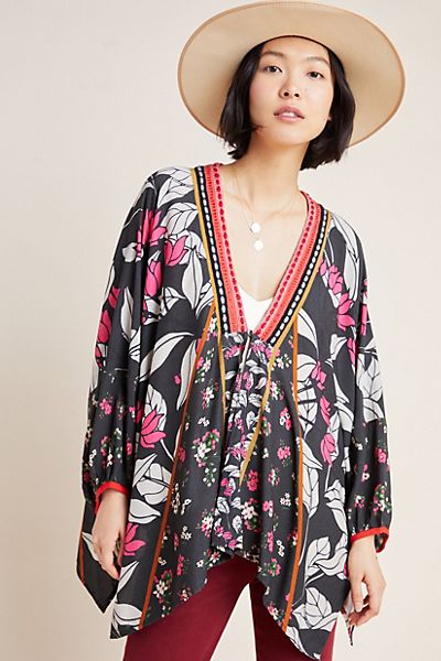 Jessa Embroidered Kimono