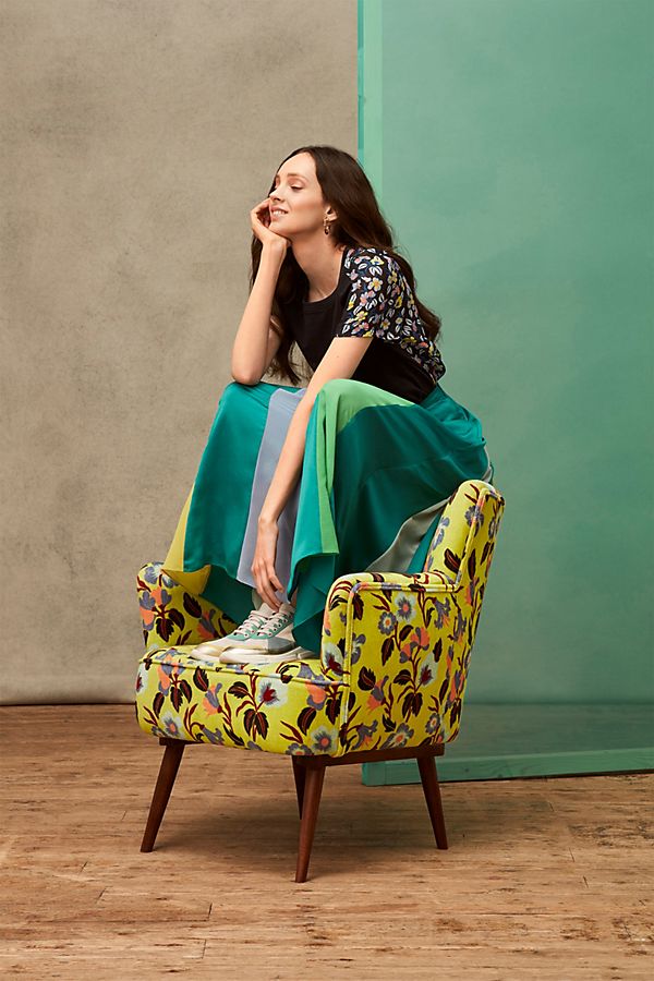 Slide View: 7: Anthropologie x Delpozo Petite Accent Chair