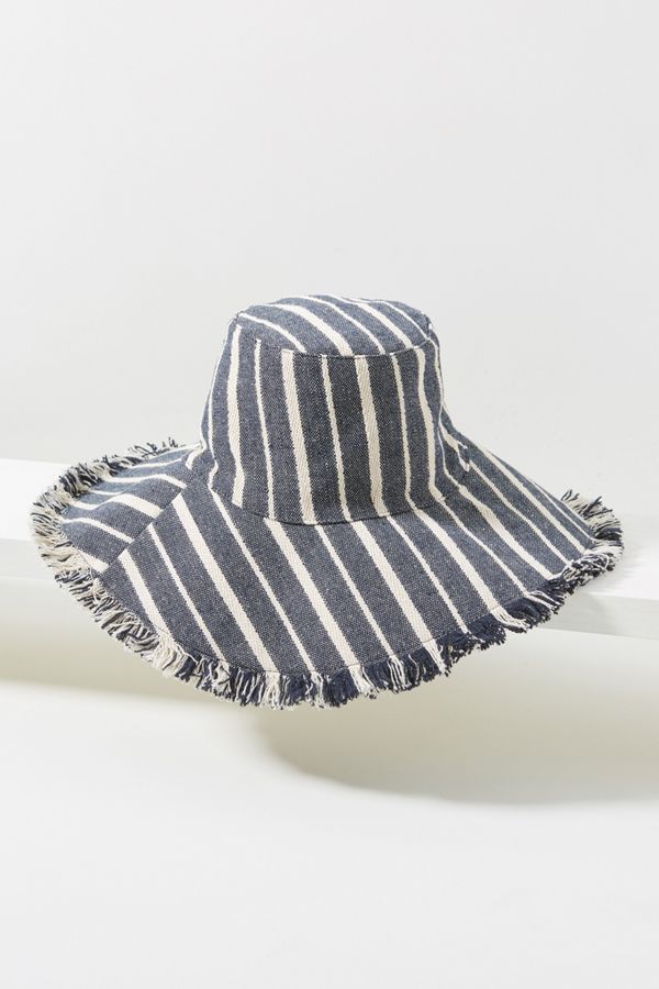 Sydney Striped Bucket Hat Anthropologie