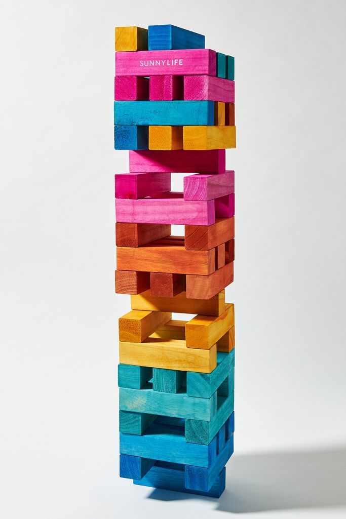 Sunnylife 3' Mega Jumbling Tower Game | Anthropologie