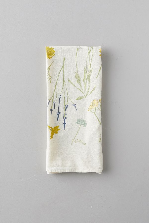 Slide View: 2: Wildflower Tea Towel