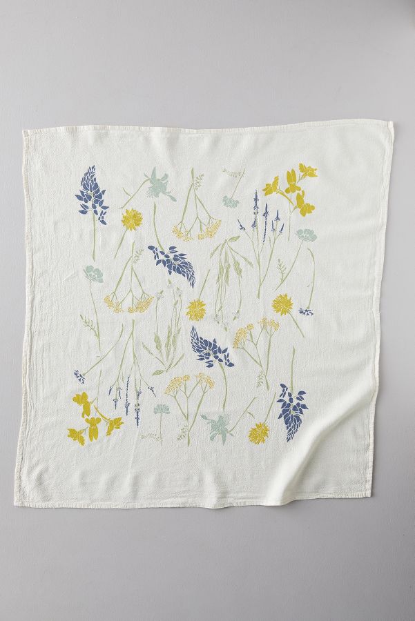 Slide View: 1: Wildflower Tea Towel