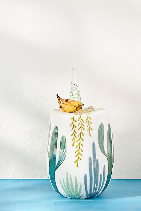 Slide View: 1: Saguaro Ceramic Stool