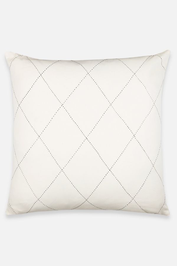 Slide View: 1: Anchal Diamond-Stitch Euro Sham