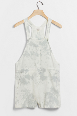 white linen overalls