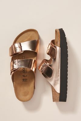 birkenstock style platform sandals