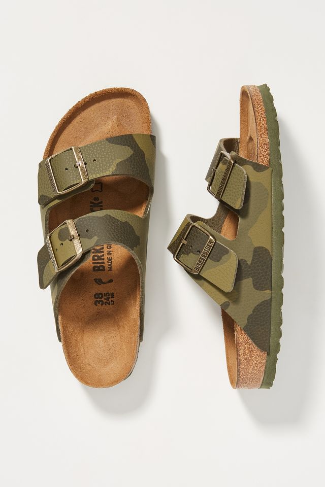 birkenstock arizona camo sandals