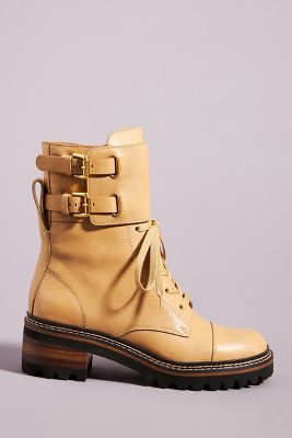 see by chloe lace up boots