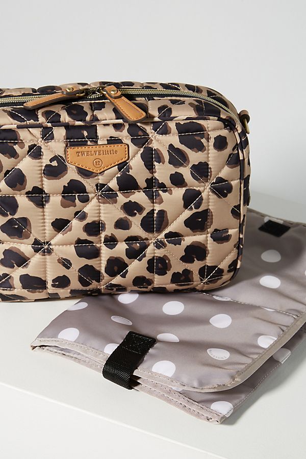 Slide View: 3: Leopard Diaper Clutch