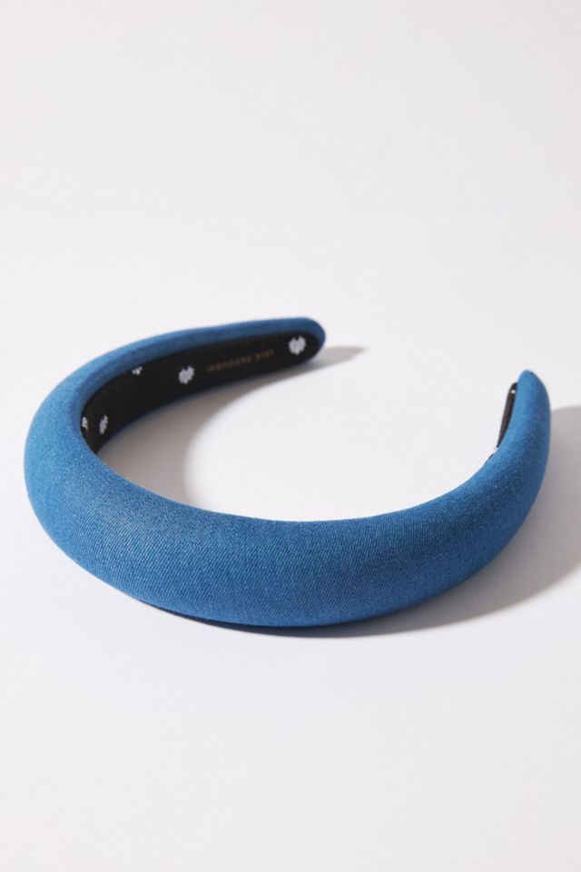 Lele Sadoughi Denim Padded Headband Anthropologie