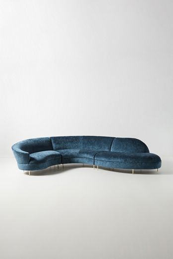 Grace Serpentine Three-Piece Sectional