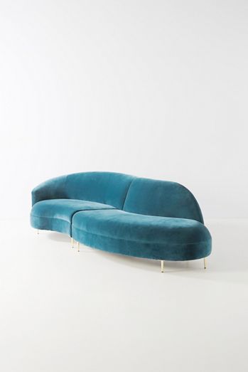 Grace Serpentine Two-Piece Sectional