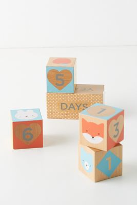 cardboard baby blocks