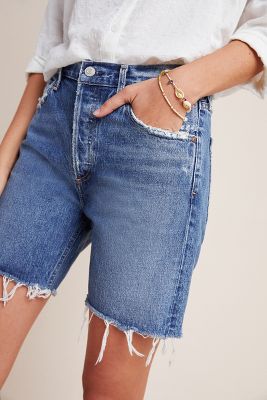 agolde high rise shorts