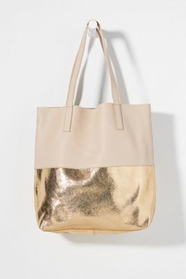 julien leather tote bag black