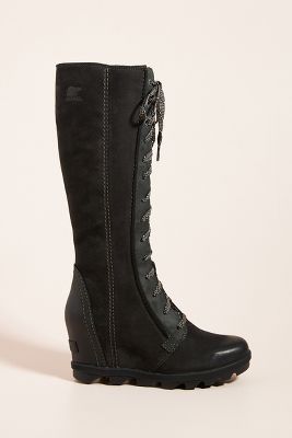 sorel wedge rain boots