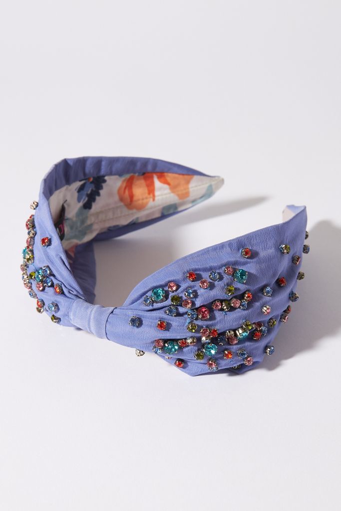 Namjosh Lilac Embellished Headband Anthropologie