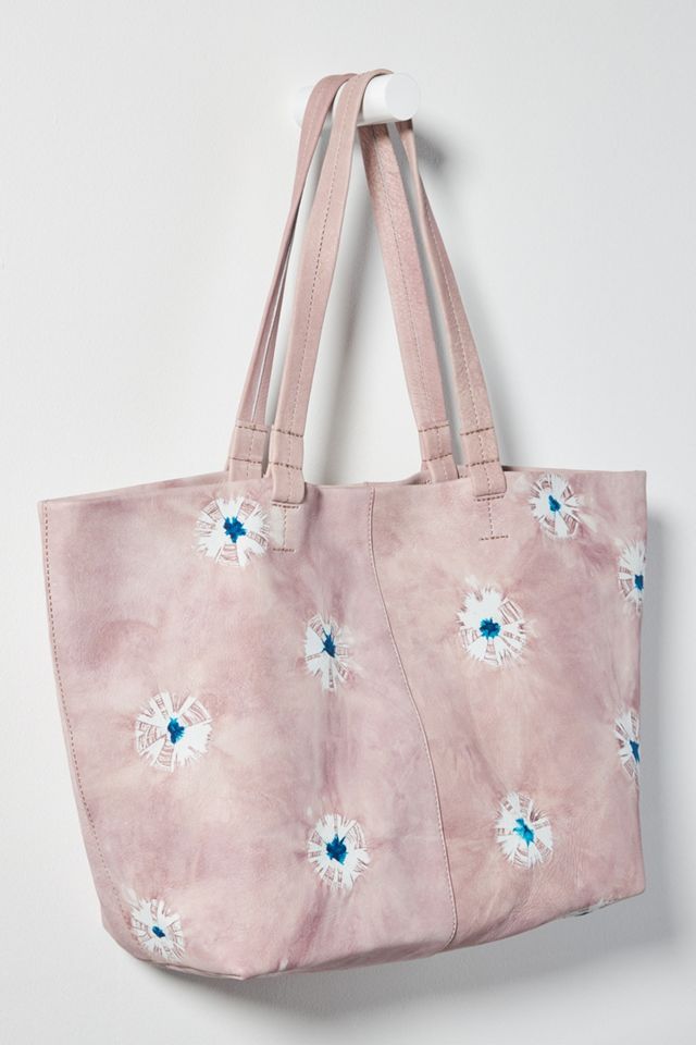 ShiboriDyed Leather Tote Bag Anthropologie