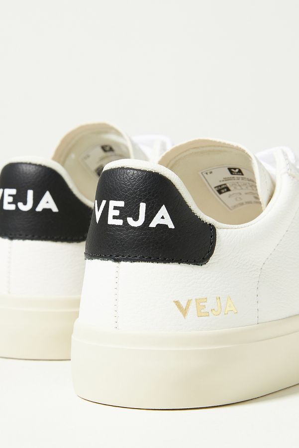 Slide View: 9: Veja Campo Leather Sneakers