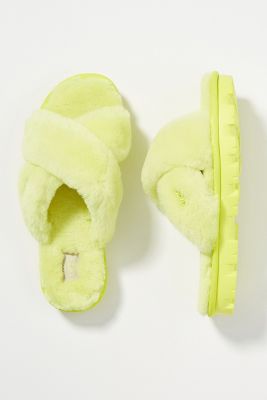 yellow ugg slippers