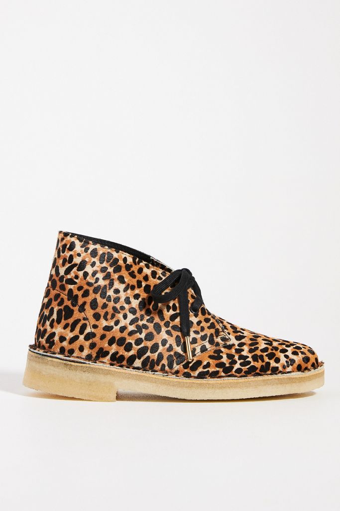 clarks leopard boots