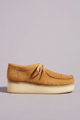 clarks platform loafers