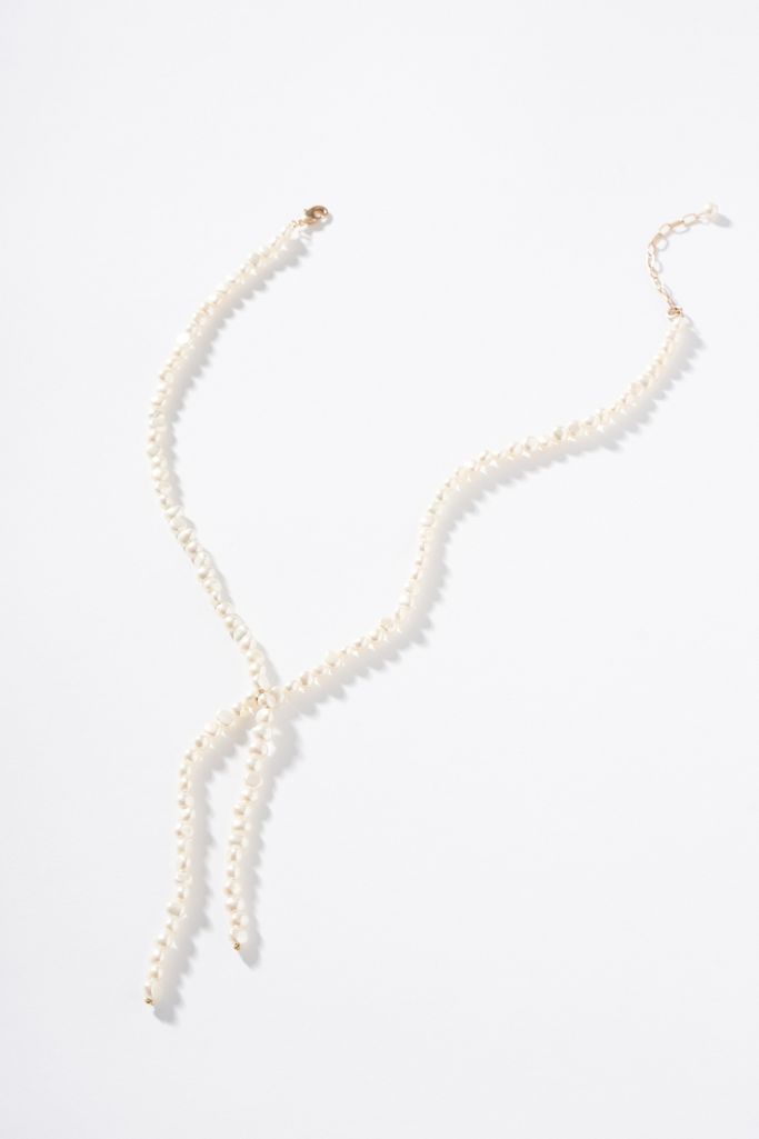 Pearl Bolo Necklace | Anthropologie