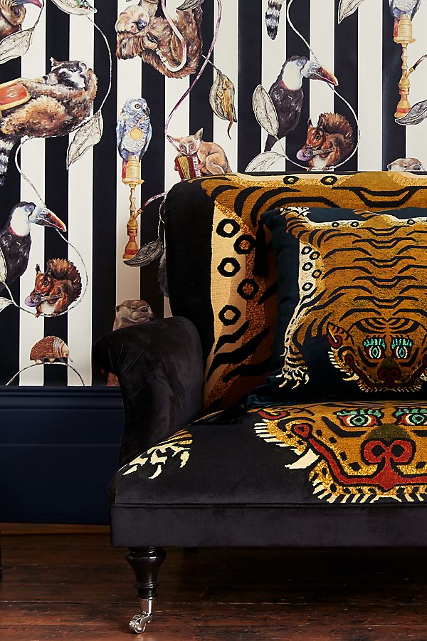 Slide View: 2: House of Hackney Empire Stripe Wallpaper