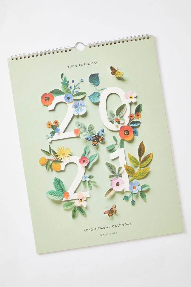 Rifle Paper Co. Floral 2021 Appointment Calendar Anthropologie