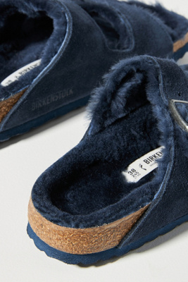 fur lined birkenstock sandals