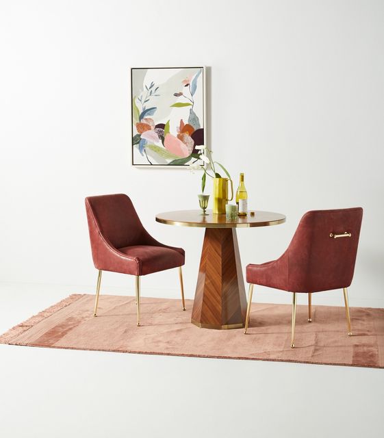 Elowen Leather Dining Chair Anthropologie