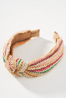 Romy Raffia Headband | Anthropologie