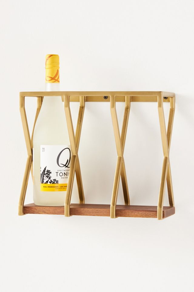 Percy WallMounted Wine Rack Anthropologie
